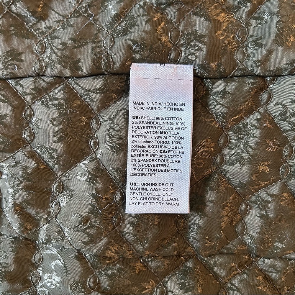Chico’s Military-Style Embroidered Jacket – Size 0 - Picture 7 of 11